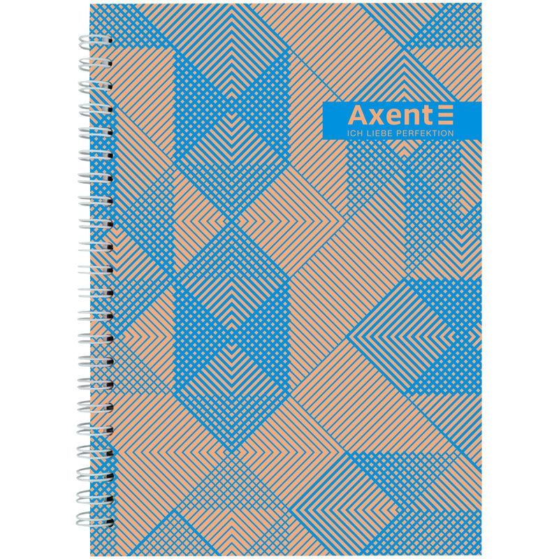 Spiral notebook Axent 8032-35-A, A5, 96 sheets, squared, hard cover