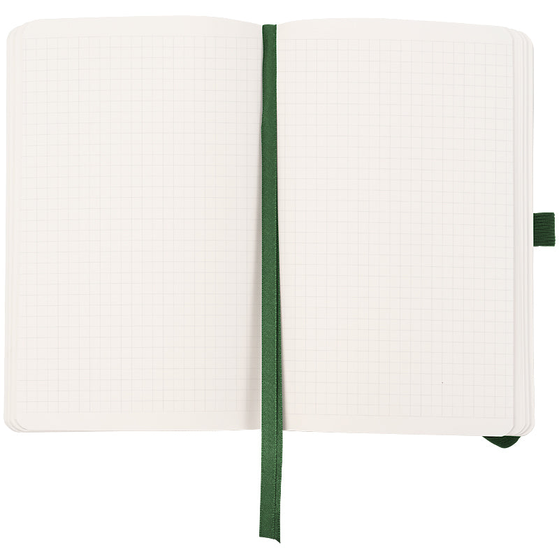 Notebook Axent Partner Soft Skin Вишиванка 8616-23-2-A, 125x195 mm, 96 sheets,  squared, green