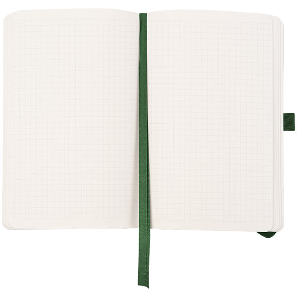 Notebook Axent Partner Soft Skin Y 8616-23-4-A, 125x195 mm, 96 sheets,  squared, green