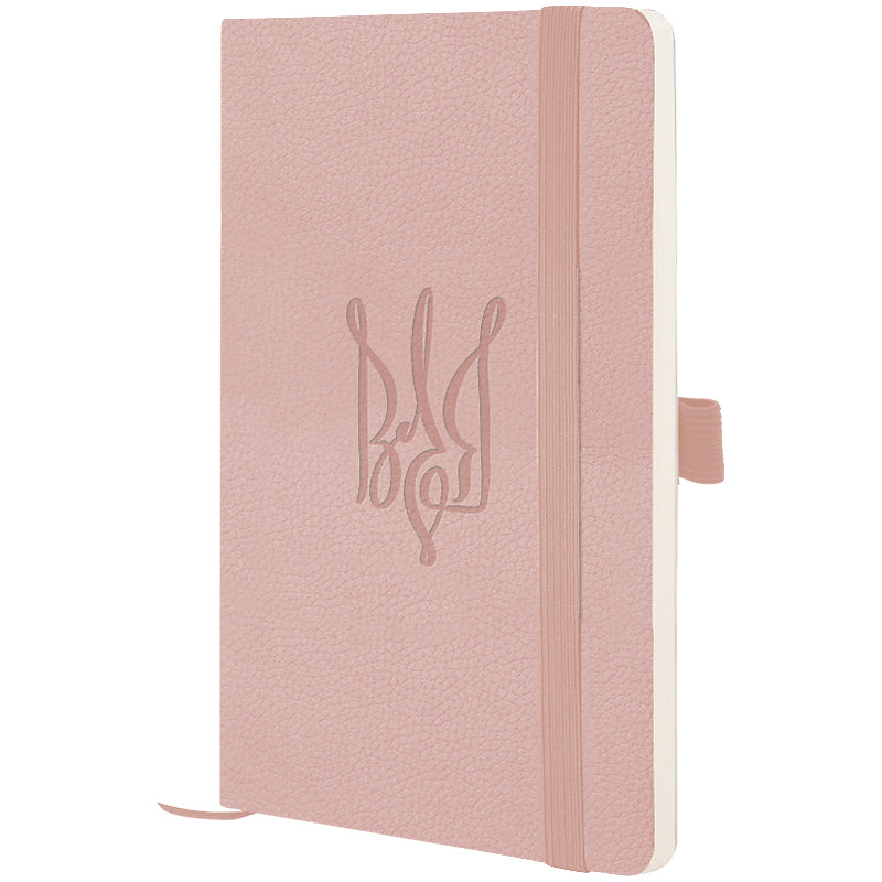 Notebook Axent Partner Soft Skin Volya 8616-24-3-A, 125x195 mm, 96 sheets,  squared, puder
