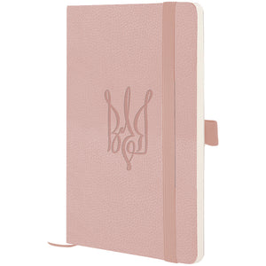 Notebook Axent Partner Soft Skin Volya 8616-24-3-A, 125x195 mm, 96 sheets,  squared, puder