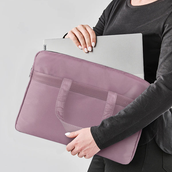 Textile document bag Axent 1631-01-A, A4+, 1 compartment, pink