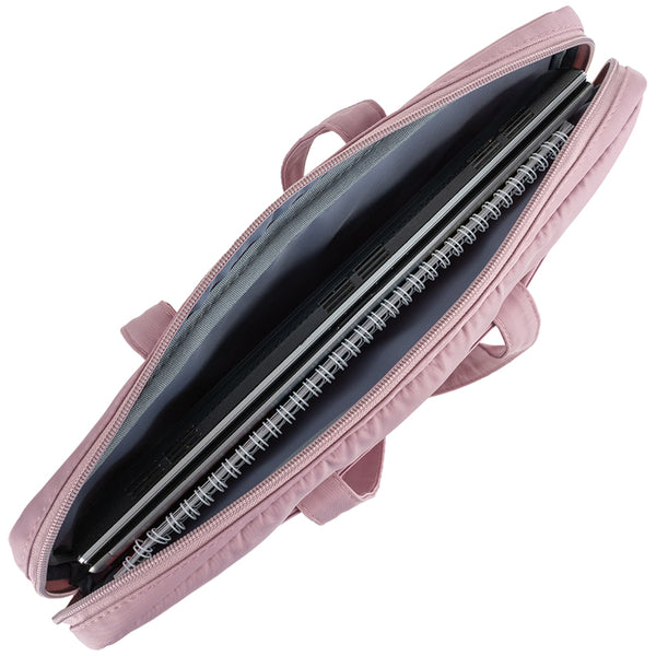 Textile document bag Axent 1631-01-A, A4+, 1 compartment, pink