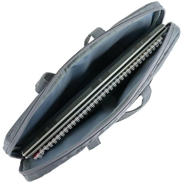 Textile document bag Axent 1631-02-A, A4+, 1 compartment, grey