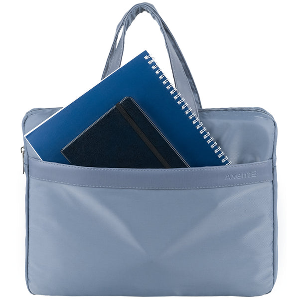 Textile document bag Axent 1631-03-A, A4+, 1 compartment, blue