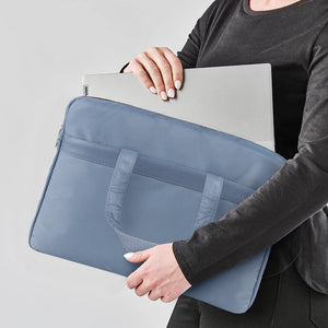 Textile document bag Axent 1631-03-A, A4+, 1 compartment, blue