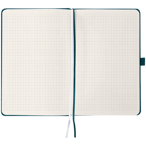 Notebook Axent Partner Coat of arms 8201-31-4-A, 125x195 mm, 96 sheets,  squared, malachite