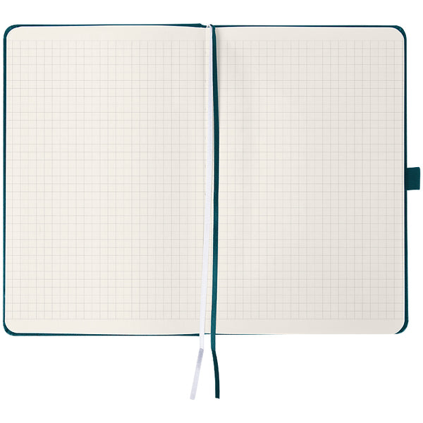 Notebook Axent Partner Coat of arms 8201-31-4-A, 125x195 mm, 96 sheets,  squared, malachite