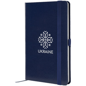 Notebook Axent Partner Вишиванка 8201-02-9-A, 125x195 mm, 96 sheets,  squared, blue