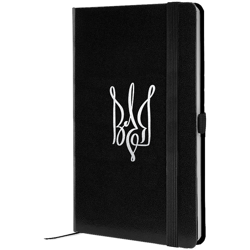 Notebook Axent Partner Volya 8201-01-5-A, 125*195 mm, 96 sheets,  squared, black