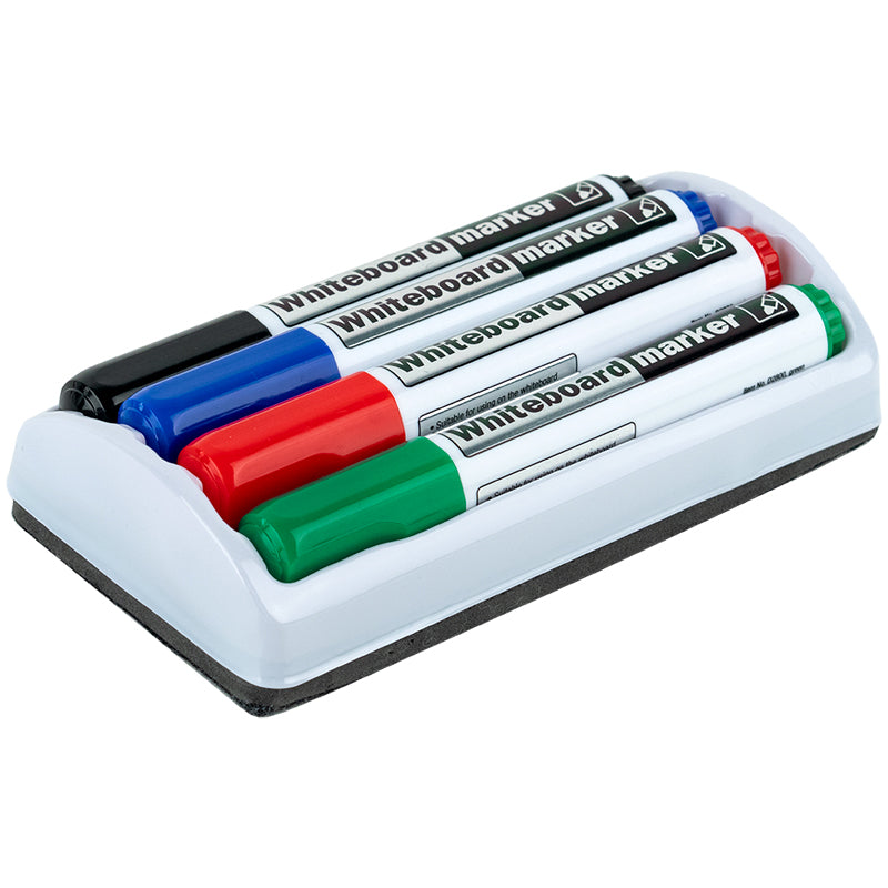 Marker Axent Delta Whiteboard D2800-80, 4 Marker und magnetischer Schwammhalter