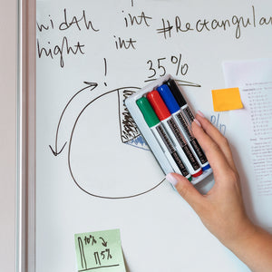 Marker Axent Delta Whiteboard D2800-80, 4 markers and magnetic sponge holder