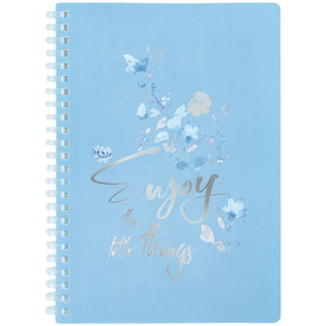 Spiralnotizbuch Axent Flower Symphony 2 8033-6-A, A5, 80 Blatt, Zelle, Kunststoffabdeckung
