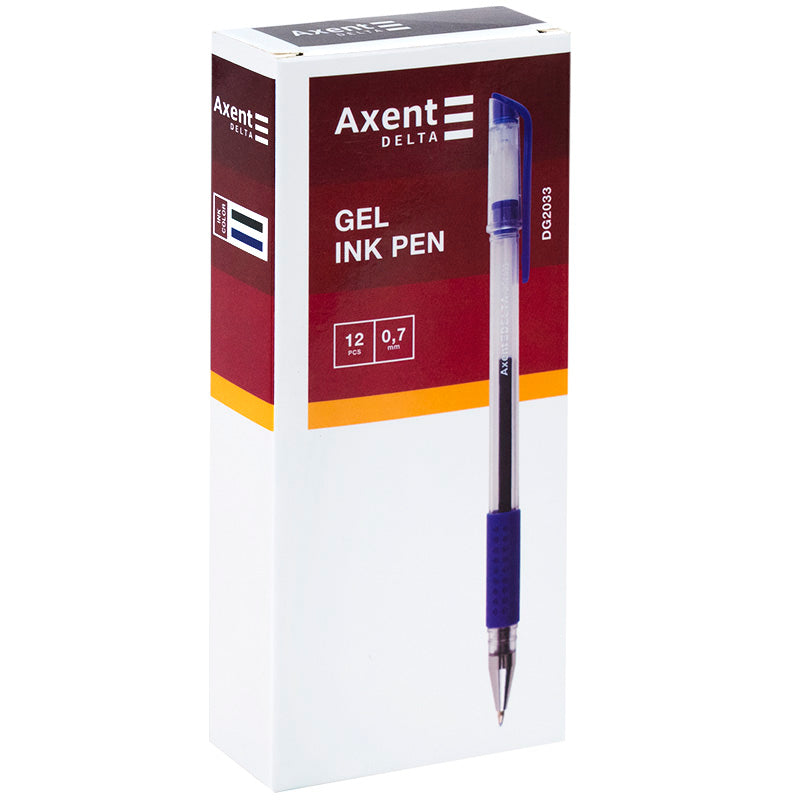 Gelstift Axent Delta DG2033-02, 0,7 mm, blau