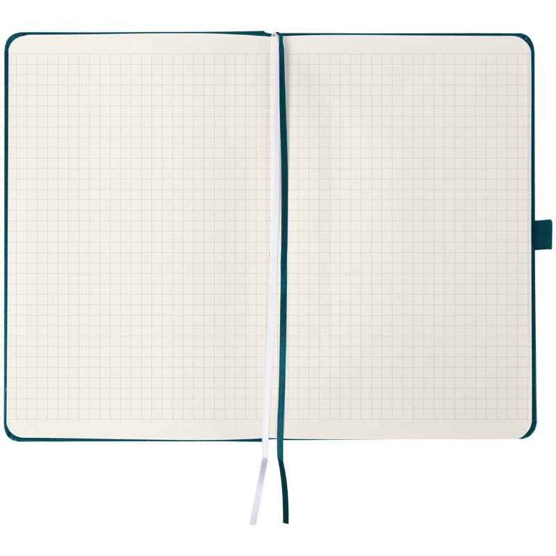 Notebook Axent Partner Spikes 8201-31-6-A, 125x195 mm, 96 sheets,  squared, malachite