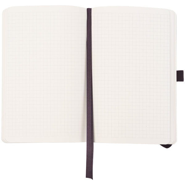 Notebook Axent Partner Soft Skin Coat of arms 8616-01-1-A, 125x195 mm, 96 sheets,  squared, black