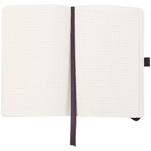 Notebook Axent Partner Soft Skin Volya 8616-01-2-A, 125x195 mm, 96 sheets,  squared, black