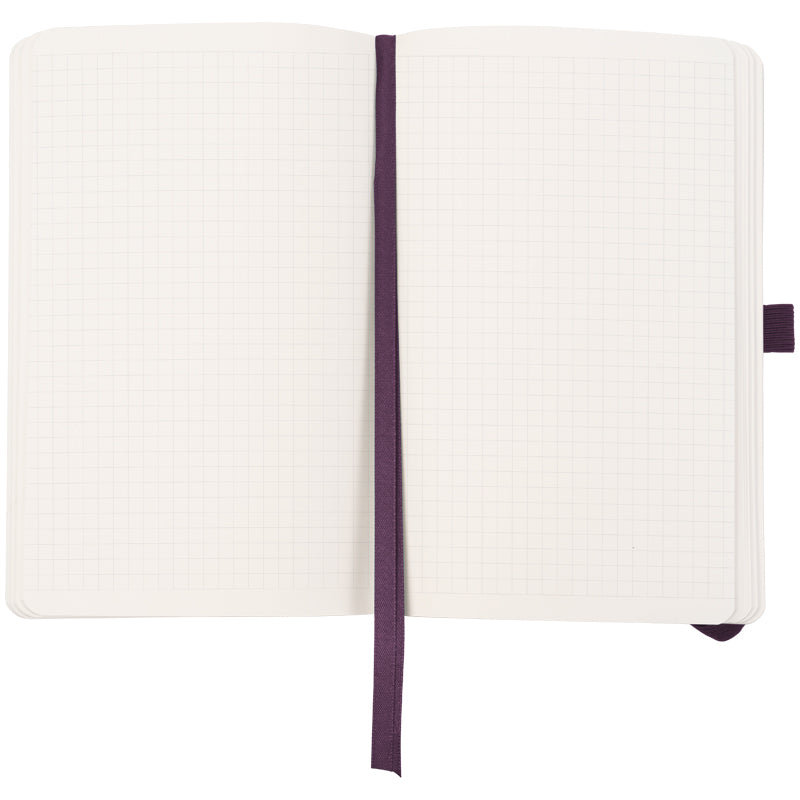 Notebook Axent Partner Soft Skin Volya 8616-02-5-A, 125x195 mm, 96 sheets,  squared, blue