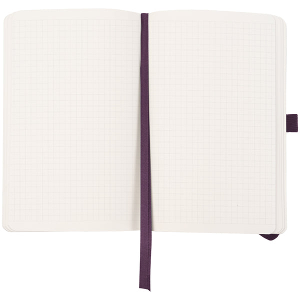 Notebook Axent Partner Soft Skin Volya 8616-02-5-A, 125x195 mm, 96 sheets,  squared, blue