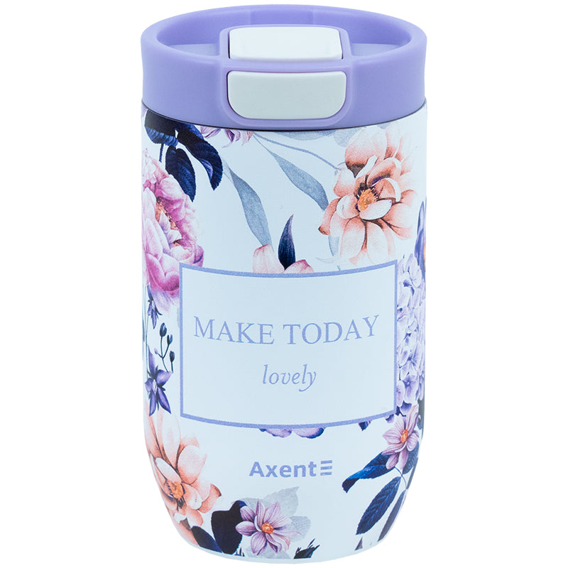 Thermobecher Axent Violet Whispers, 8721-10-A, 350 ml