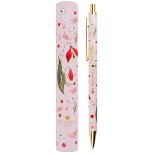 Automatic ballpoint pen Axent Secret Garden AB1107-02-1-A-TR, 0.7 mm, blue