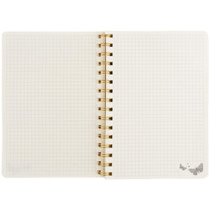 Spiral notebook Axent Turnowsky Secret Garden 8473-3-A-TR, А5, 80 squared, squared, hard cover