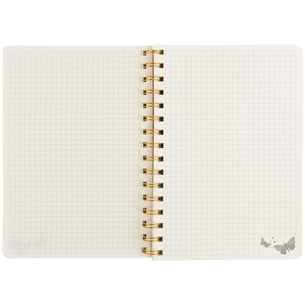 Spiral notebook Axent Turnowsky Secret Garden 8473-3-A-TR, А5, 80 squared, squared, hard cover