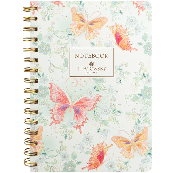 Spiral notebook Axent Turnowsky Nat Melody 8473-4-A-TR, А5, 80 squared, squared, hard cover