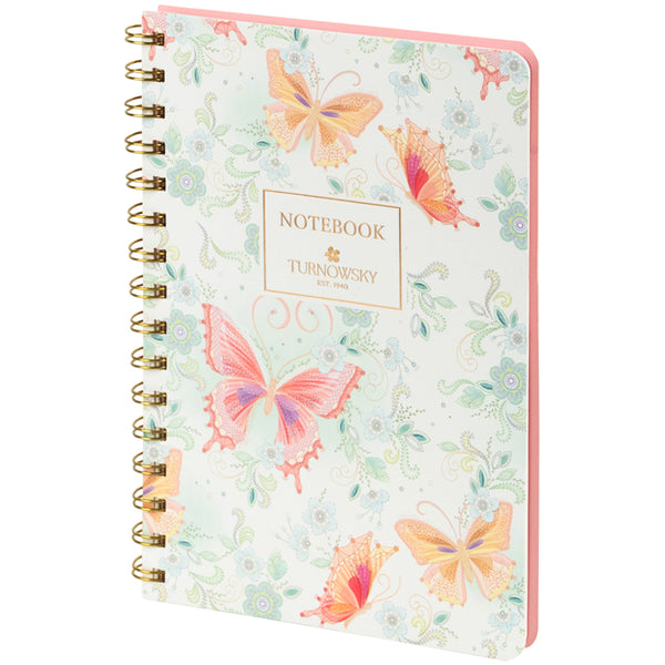 Spiral notebook Axent Turnowsky Nat Melody 8473-4-A-TR, А5, 80 squared, squared, hard cover