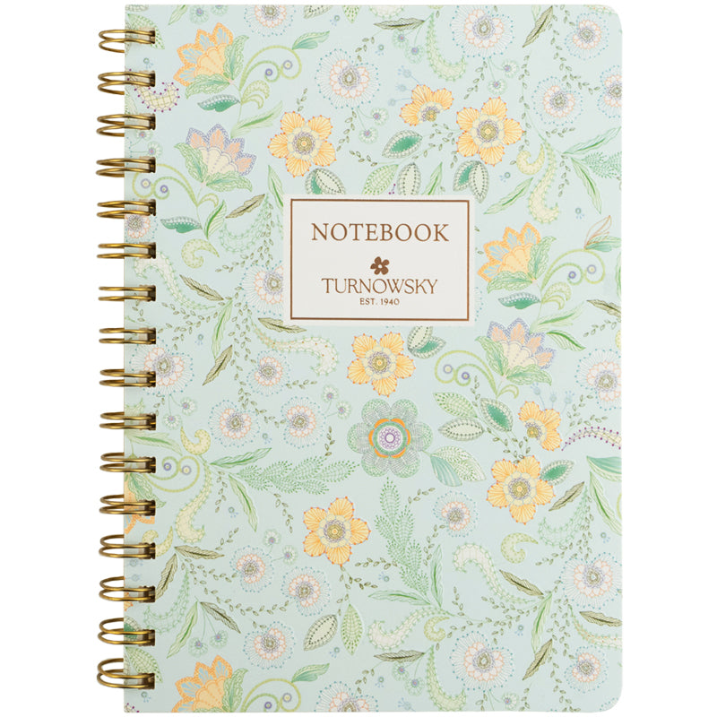 Spiral notebook Axent Turnowsky Nat Melody 8473-5-A-TR, А5, 80 squared, squared, hard cover