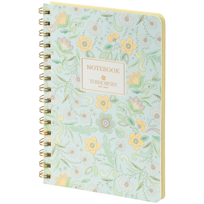 Spiral notebook Axent Turnowsky Nat Melody 8473-5-A-TR, А5, 80 squared, squared, hard cover