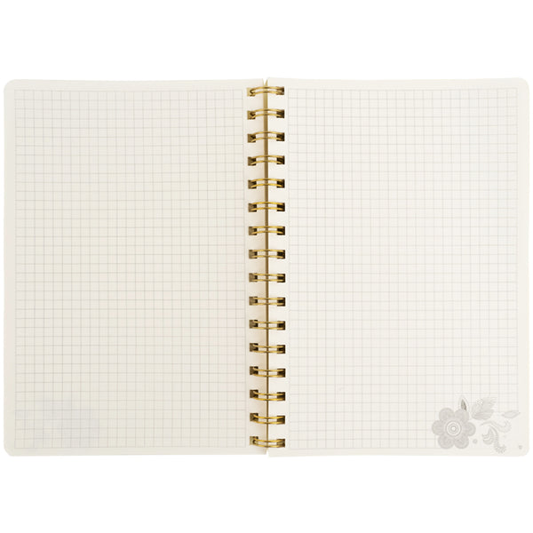 Spiralblock Axent Turnowsky Nat Melody 8473-12-A-TR, A5, 80 Blatt, quadratisch