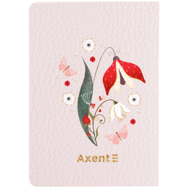 Notizbuch Axent Turnowsky Secret Garden 8711-2-A-TR, A6, 60 Blatt, quadratisch