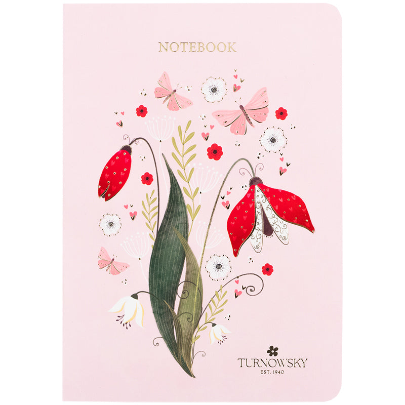 Notebook Axent Secret Garden 1 8700-17-A-TR, A5, 80 squared, squared