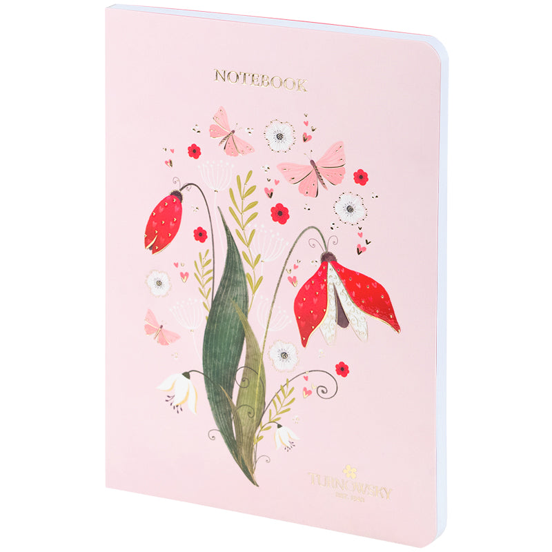 Notebook Axent Secret Garden 1 8700-17-A-TR, A5, 80 squared, squared