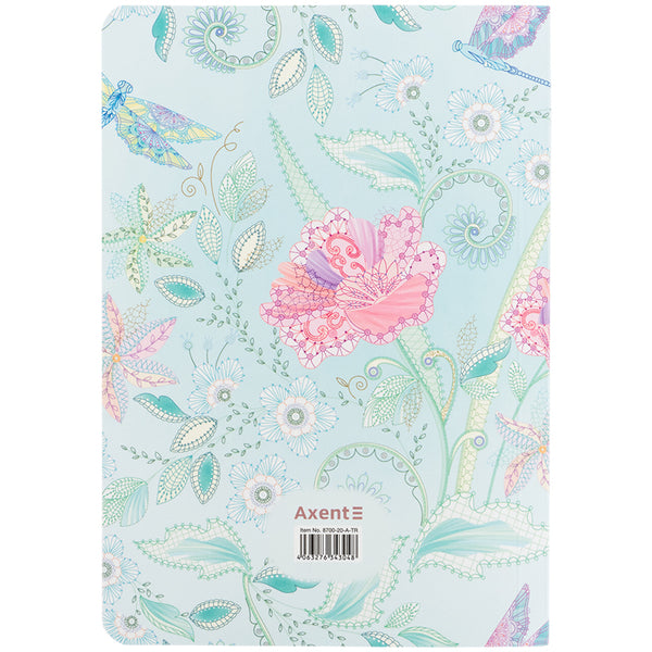 Notebook Axent Nature`s Melody 1 8700-20-A-TR, A5, 80 squared, squared