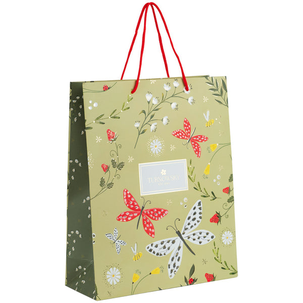 Gift paper bag Axent Turnowsky Secret Garden 8502-35-A-TR, 26х32 cm