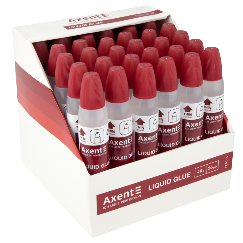 Liquid glue 40 g, 2 applicators | axent.com.de